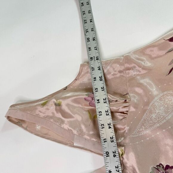 Intimate Essentials nightgown Women Large Pink Floral feminine dainty satin slip - Picture 7 of 9